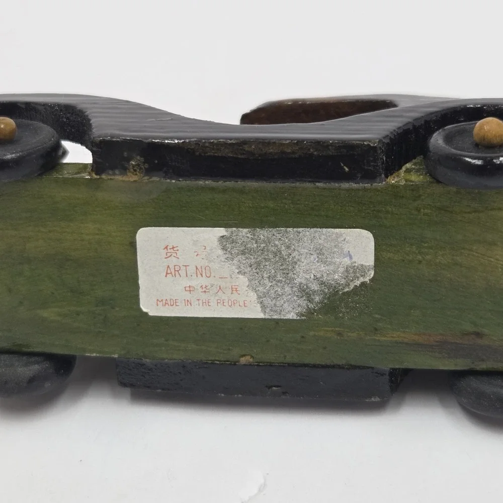 Vintage Wood‎ Classic Car Made in the People's Republic of China Green Black